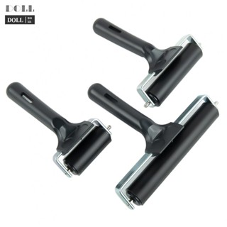 ⭐24H SHIPING ⭐Ink Roller Rubber Roller Ink Roller 3PCS 6/10/15cm 6cm/10cm/15cm Black