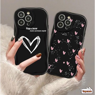 เคสป้องกันโทรศัพท์มือถือ TPU แบบนิ่ม ลายการ์ตูนหัวใจ สําหรับ Tecno Spark Go 2023 10C 10 infinix Hot 30i 30Play Smart 7 6 Plus 5 2020 Camon 20 Note 30 VIP 12 G96 20i 20 12 11 10 9Play