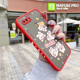 เคสโทรศัพท์มือถือ ซิลิโคนนิ่ม กันกระแทก ลายการ์ตูนกระต่ายน่ารัก สําหรับ OPPO A12 A12s A5s A7 A11K