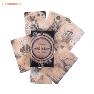 [risingmeup] ไพ่ทาโรต์ Reflet De Lune Lenormand สําหรับผู้ใหญ่