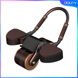 [dolity] ลูกกลิ้งหน้าท้อง แบบล้อคู่ พร้อมข้อศอก รองรับการย้อนกลับอัตโนมัติ