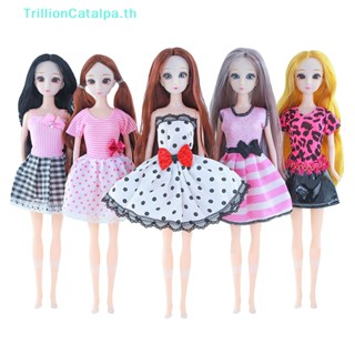 Trillioncatalpa ชุดเดรสตุ๊กตาบาร์บี้ แฮนด์เมด ขนาด 30 ซม. ของขวัญ ของเล่นสําหรับเด็กผู้หญิง