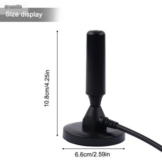 【DREAMLIFE】1.5m HD Digital TV Antenna Freeview HDTV Indoor Magnetic Motorhomes Mount