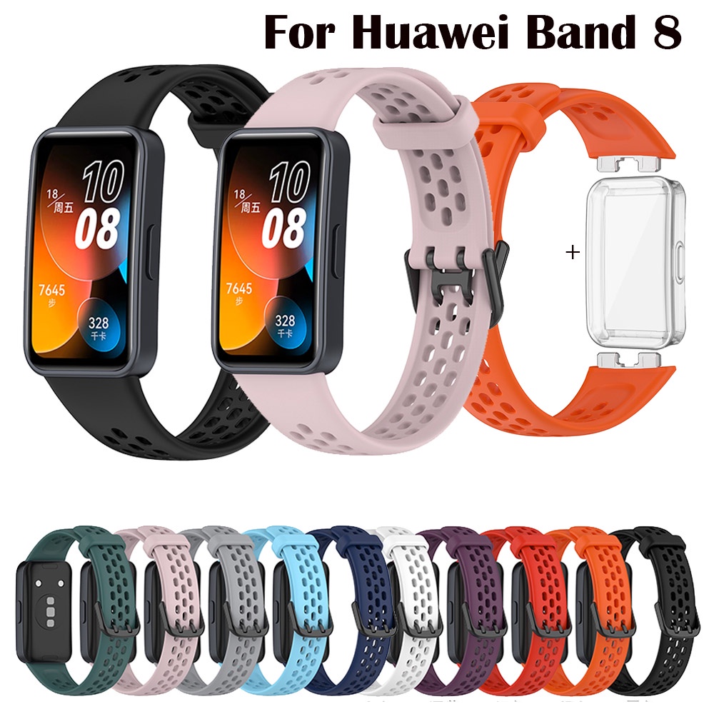 สายนาฬิกาข้อมือซิลิโคน แบบนิ่ม สําหรับ Huawei Band 8 Smartwatch Huawei Band 9