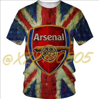 (ทั้งหมดในสต็อก Xzx180305) เสื้อแขนสั้น พิมพ์ลาย Arsenal Premier League 3D แห้งเร็ว คุณภาพสูง 20 ชิ้น