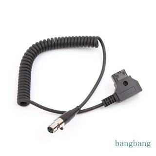 Bang สายไฟมอนิเตอร์ ปลั๊ก D-Tap เป็น Mini XLR 4-pin สําหรับมอนิเตอร์กล้อง ARRI 12V