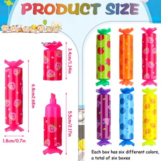 [Rut] ปากกามาร์กเกอร์ สีพาสเทลน่ารัก ขนาดเล็ก สําหรับเด็ก 36 ชิ้น