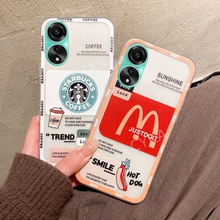 เคสโทรศัพท์มือถือแบบนิ่ม ใส กันกระแทก สําหรับ OPPO A38 A58 A78 NFC 4G 5G A78 4G 2023 A78 5G