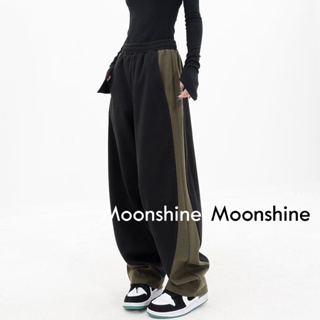 Moon  กางเกงขายาว คาร์โก้ กางเกง เชือกอเมริกันคลาสิค Cargo pants 2023 NEW 071904 ทันสมัย สไตล์เกาหลี Korean Style ทันสมัย A23L0D3 36Z230909