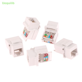 Uequilib แจ็คอะแดปเตอร์เชื่อมต่อ RJ45 สําหรับคอมพิวเตอร์ 5 ชิ้น