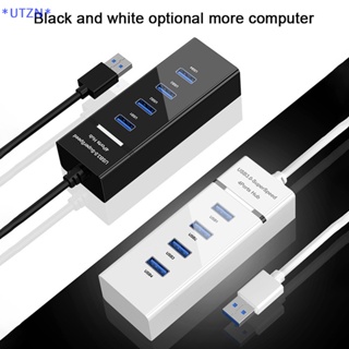 Utzn&gt; ใหม่ อะแดปเตอร์แยกสายเคเบิล ฮับ USB 3.0 ความเร็วสูง สําหรับคอมพิวเตอร์