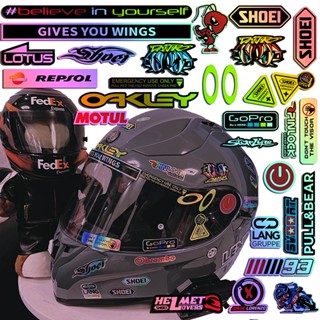 สติกเกอร์ตกแต่งหมวกกันน็อครถจักรยานยนต์ กันน้ํา AGV 46 Arai Red Bull Ghost Claw SHOEI