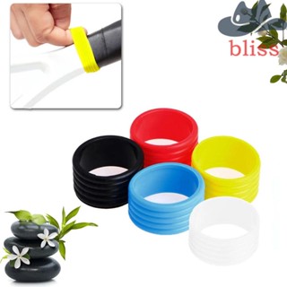 Bliss แหวนมือจับไม้เทนนิส น้ําหนักเบา สีดํา 5 ชิ้น