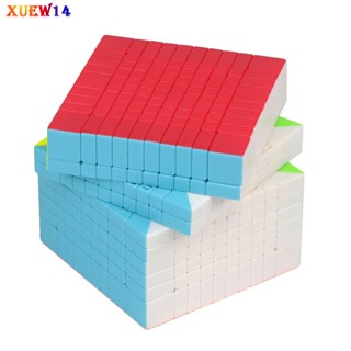 T8 Qiyi 10x10 ลูกบาศก์มายากล ความเร็วสูง ของเล่นคลายเครียด สําหรับเด็ก