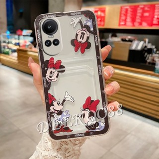 เคสโทรศัพท์มือถือ TPU แบบนิ่ม ลาย MN MK มีช่องใส่บัตร สําหรับ OPPO Reno10 Pro Plus Pro+ Reno8 T Z A96 A78 A77S A77 A76 A57 A17K A17 5G 4G 2023 Reno 10 10Pro 8 8T 8Z