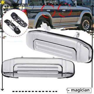 Mag อะไหล่มือจับประตูรถยนต์ ด้านนอก แบบเปลี่ยน สําหรับ Mitsubishi Montero Pajero V31 V32 V33 V46 1997-2000 2 ชิ้น ต่อชุด