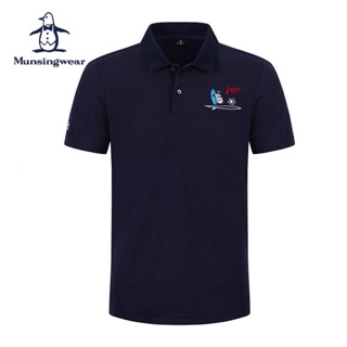 Munsingwear เสื้อโปโลแขนสั้นลําลอง สไตล์สปอร์ต แฟชั่นฤดูร้อน สําหรับผู้ชาย