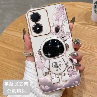 เคสโทรศัพท์มือถือแบบนิ่ม TPU กันกระแทก ลายนักบินอวกาศ 3D พร้อมที่ตั้งวาง สําหรับ Samsung galaxy s23 s22 ultra s23 plus s23 ultra s22+ 4G 5g