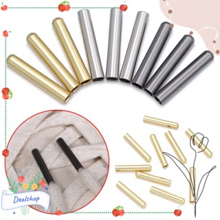 Dealshop อุปกรณ์เสริมรองเท้า 10 ชิ้น Unsex Shoestrings Bullet Aglets Shoe Lace Head