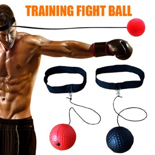 New Training Fight Ball Reflex Boxing Boxer Ball Speed Punch Head Cap String