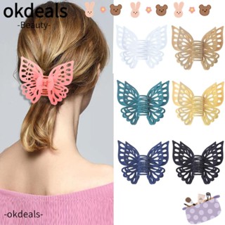 OKDEALS กิ๊บติดผมอะคริลิค รูปกรงเล็บปลาฉลาม ขนาดใหญ่พิเศษ จํานวน 2 ชิ้น