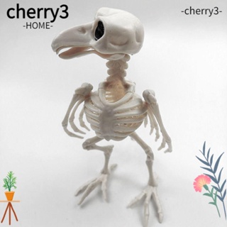 Cherry3 กระดูกอีกา โครงกระดูก พลาสติก สําหรับตกแต่งปาร์ตี้ฮาโลวีน