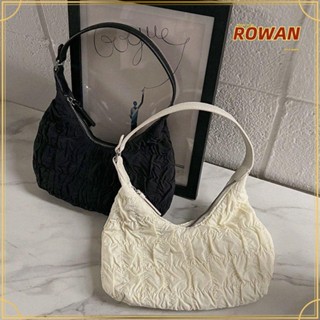 ROWANS กระเป๋าแฟชั่นใต้วงแขน ทรงเกี๊ยว สีครีมหวาน