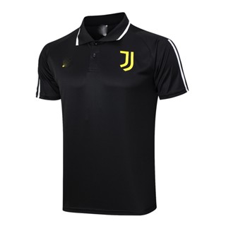 เสื้อโปโลลําลอง แขนสั้น ลายทีมชาติฟุตบอล Juve 24 Juve พลัสไซซ์ สีดํา สไตล์สตรีท สําหรับผู้ชาย ไซซ์ S-XXL