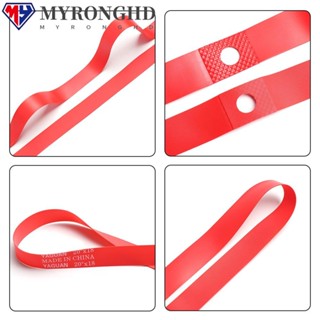 Myronghd เทปซับยางจักรยาน สีแดง ทนทาน 2 ชิ้น