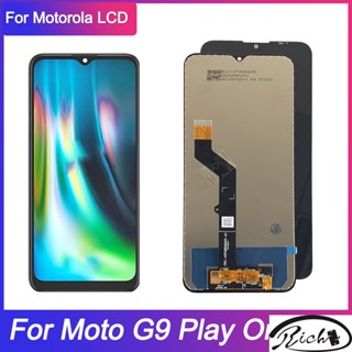 Amoled หน้าจอสัมผัส LCD สําหรับ Moto G9 Play G9 Play