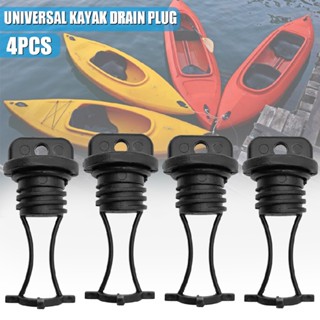 4x Universal Hull Drain Holes Plug for Kayak Canoe Dinghy Boat Scupper Bung Kit