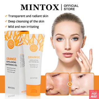 MINTOX Brightening Exfoliating Gel สครับหน้า | เจลผลัดเซลล์ผิว | มอยซ์เจอไรเซอร์ผลัดเซลล์ผิวสำหรับผิวแห้ง ผิวธรรมดา ผิวมันและผิวผสม ทำความสะอาดอย่างล้ำลึกและปรับผิวให้เรียบเนียน [hotmax]