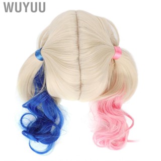 Wuyuu Cosplay  High Temperature Fiber Double Ponytail Wig