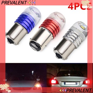 Preva ไฟตัดหมอก LED COB DRL สีแดง สีขาว สีฟ้า สําหรับรถยนต์ 4 ชิ้น ต่อชุด 10 ชิ้น