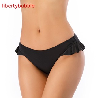 【libertybubbler】กางเกงว่ายน้ํา บิกินี่ ขาสั้น เอวสูง สําหรับผู้หญิง