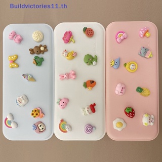 Buildvictories11 สติกเกอร์เรซิ่น PVC ลายการ์ตูนแก้วน้ํา 3D สําหรับติดตกแต่งตู้เย็น DIY 10 ชิ้น