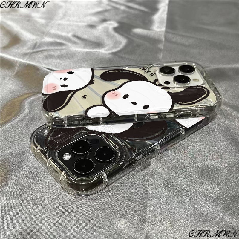 Pacha Dog iPhone14promax เคสโทรศัพท์น่ารัก Apple 1312/11 Soft Case 7/8plus โปร่งใส xr/sins XDGO