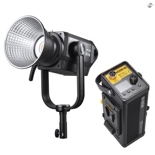 {fly} Godox M200Bi ไฟเติมแสงวิดีโอ LED 230W 2800K-5600K หรี่แสงได้ 21 FX CRI96+ TLCI97+ เมาท์โบเวน รองรับแอปมือถือ 2.4G