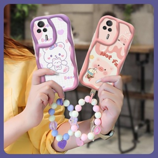 For Girls Liquid silicone Phone Case For Redmi K60E interest Soft lovely Pendants three-dimensional texture Heat dissipation