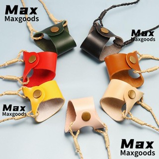 Maxg กระเป๋าใส่แว่นตา หนัง PU แฟชั่น ป้องกัน สายคล้องแว่นตา