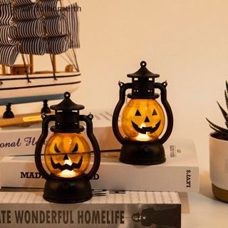 ｛Halloween Decor｝โคมไฟ LED รูปฟักทอง กะโหลก ม้าโพนี่ น้ํามัน สําหรับตกแต่งปาร์ตี้ฮาโลวีน