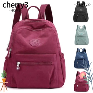 Cherry3 กระเป๋าเป้สะพายหลัง ขนาดเล็ก อเนกประสงค์ สําหรับผู้หญิง