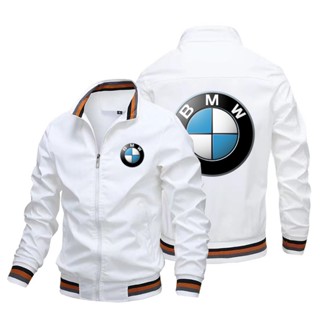 BMW LOGO baseball uniform 225i 320i 330i 425i 430i 525i 530i 540i 630i 730li 740li 750li 760li i3 X1 X2 X3 X4 X5 X6 X7 X8 Z4 outdoor driving stand collar large size long sleeve sweater Aviator Jacket