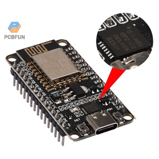 Pcbfun บอร์ดโมดูลทดลอง Wifi Type-c Nodemcu V3 Esp8266 Serial Cp2102 Esp-12e