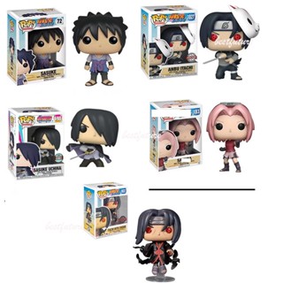  ตุ๊กตาฟิกเกอร์ Funko Pop Hokage Uzumaki Naruto Uchiha Sasuke Itachi Kyubi GamaBunta สําหรับเก็บสะสม