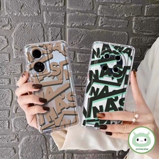 เคสโทรศัพท์มือถือ ซิลิโคนนิ่ม TPU ใส กันกระแทก ลายกราฟฟิตี้ สําหรับ Oppo A16-4G A16S A54S A5S A7 2018 AX5S AX7 A7N A12 A12S A11K A15 A15S