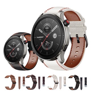 สายนาฬิกาข้อมือหนัง คุณภาพดี สําหรับ Huami Amazfit GTR 4 3 2 Amazfit GTR 3 Pro