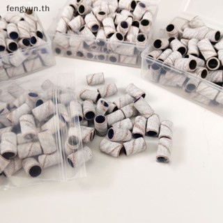 Fengyun แหวนทรายขัดเล็บ ลายม้าลาย สีขาว แบบเปลี่ยน สําหรับขัดเล็บเจล