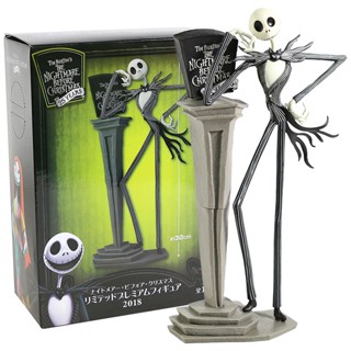 โมเดลฟิกเกอร์ PVC The Nightmare Before Christmas Jack Skellington ครบรอบ 25 ปี ของเล่นสะสม สําหรับเด็ก