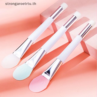 Strongaroetrtu 2In1 แปรงซิลิโคน แบบสองด้าน สําหรับผสมโคลน มาสก์หน้า